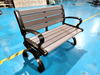 3-seats or 2-seats Park Bench with Backrest and Armrests