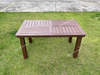 Slat Top Outdoor Rectangular Table