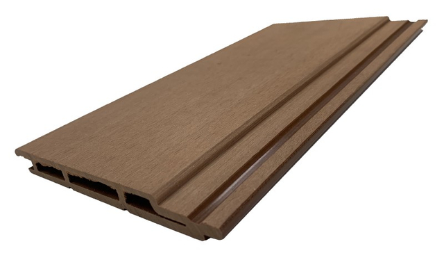 Vertical Modern Brown UV-resistance WPC Siding