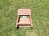 Rectangular Outdoor Side Table Stool