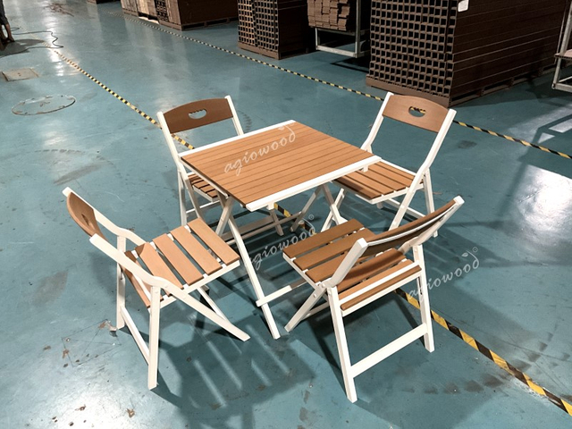 Outdoor Foldable Table and Chair Set