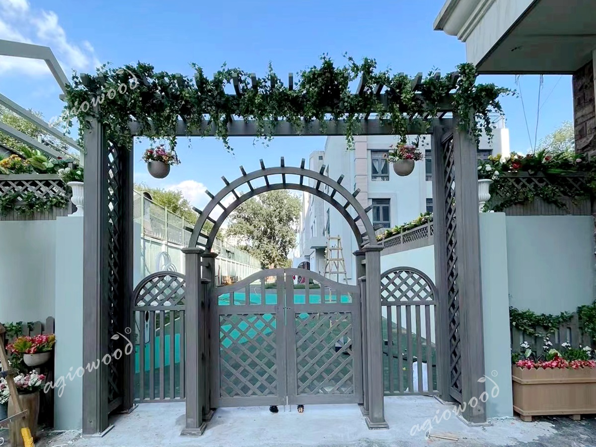 Pergola and Arch for kindergarten / school entry 