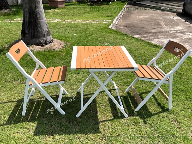 Outdoor Folding Table and Chair